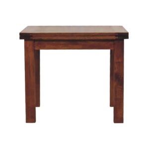 Solid Mango Wood Chestnut Butterfly Dining Table
